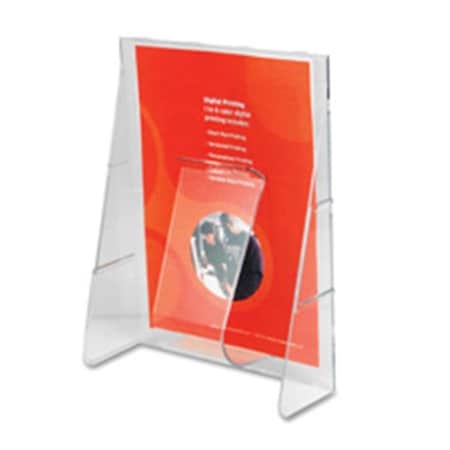Deflecto Deflect-O Corporation DEF55501 Literature Rack- Magz Size- 1 Pkt- 9-.13 in x2-.75 in x11-.75 in - CL DEF55501